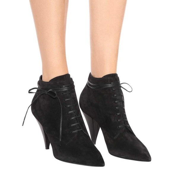 Yves Saint Laurent YSL Era Suede Ankle Boots - Picture 2 of 16